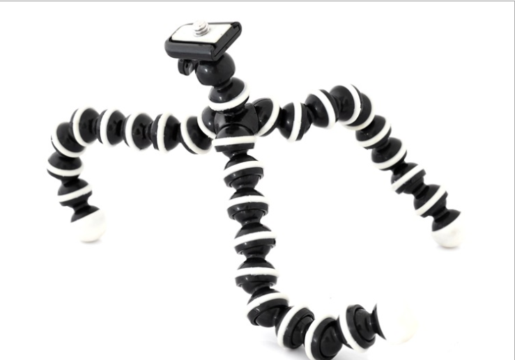 Compatible with Apple, Large Octopus Flexible Tripod Stand Gorillapod for Phone Telefon Mobile Phone Smartphone Dslr and Camera Table Desk Mini Tripod