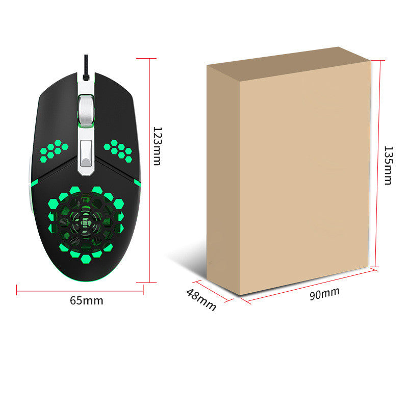 Cooling Hole Mouse Game Mechanical  Game Mouse