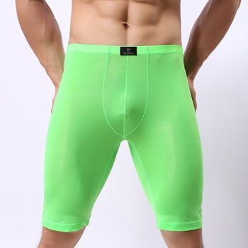 Men's Breathable Mid Waist Long Leg Underwear