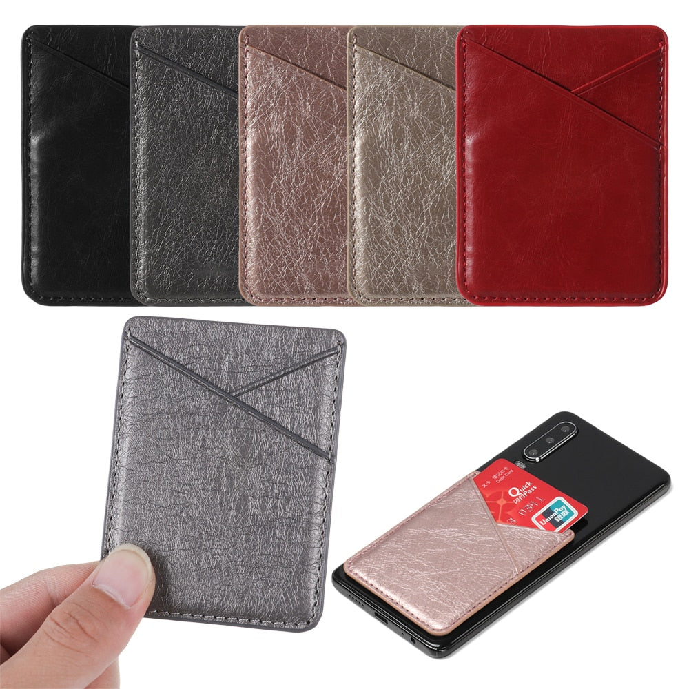 PU leather mobile phone sticker