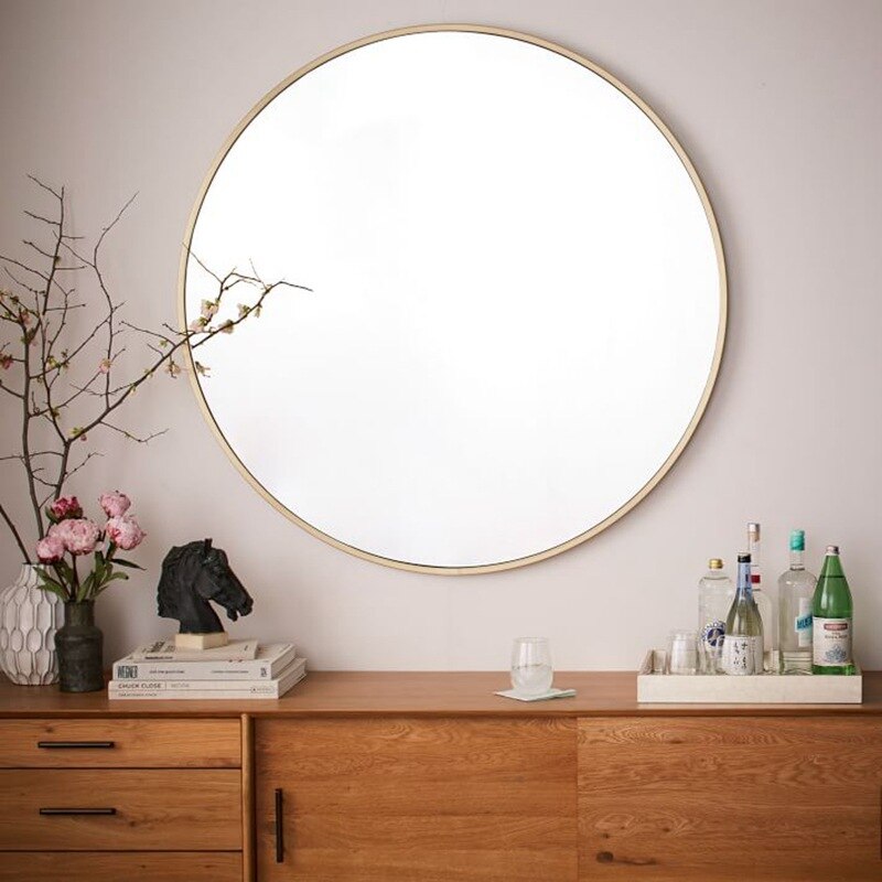 Bathroom wall bathroom mirror wall hanging decorative mirror