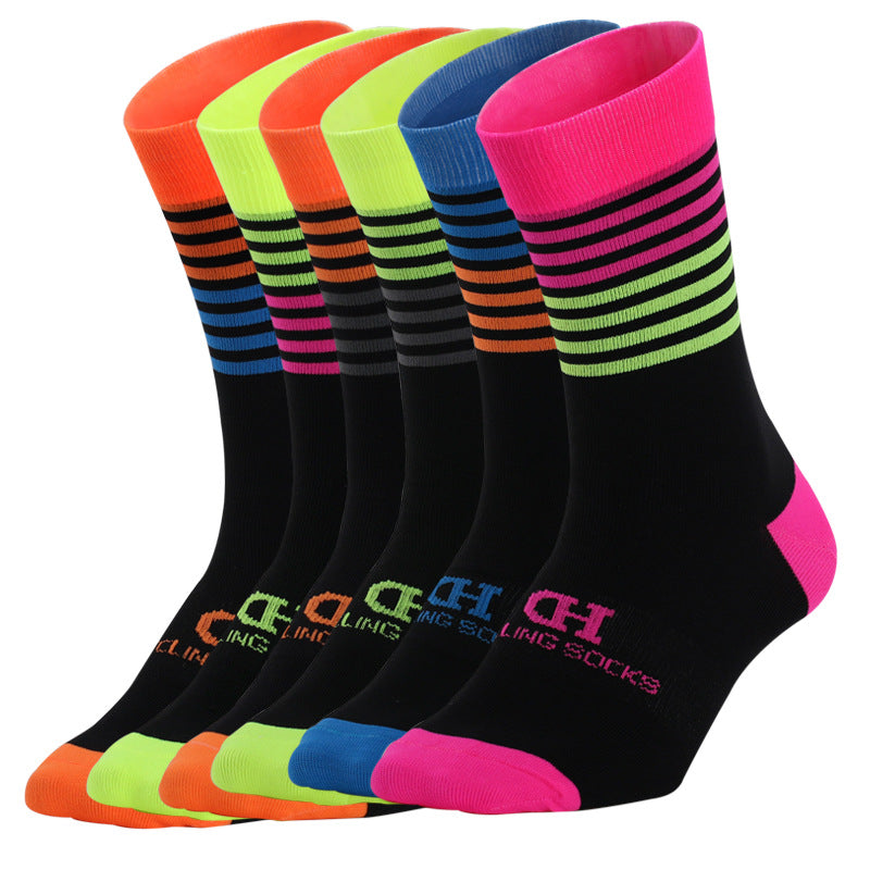 Breathable Sweat Wicking And Odor Resistant Sports Socks For Cycling