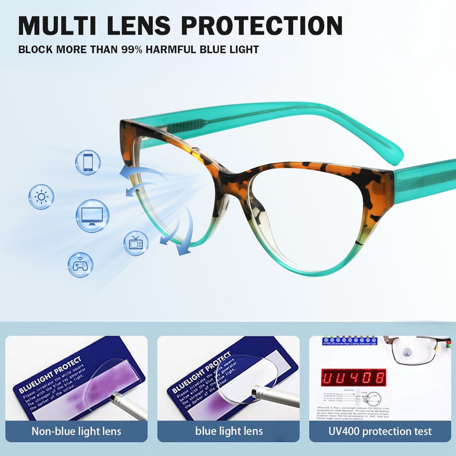 European And American Fashion Blue Light Glasses Frame