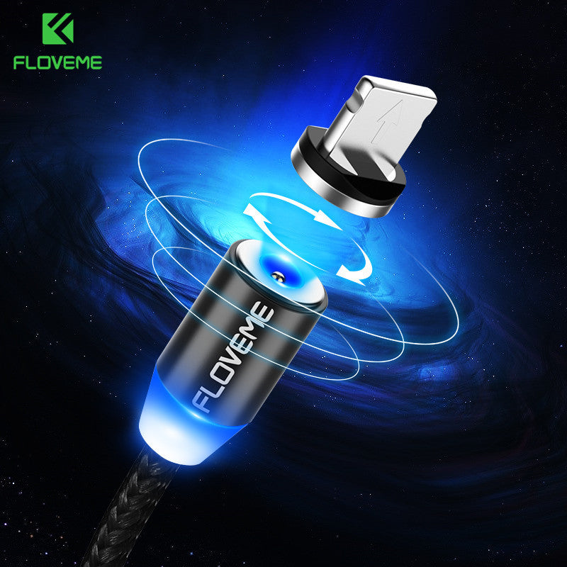 Compatible with Apple, Magnetic Micro USB Cable For Android and IOS Devices