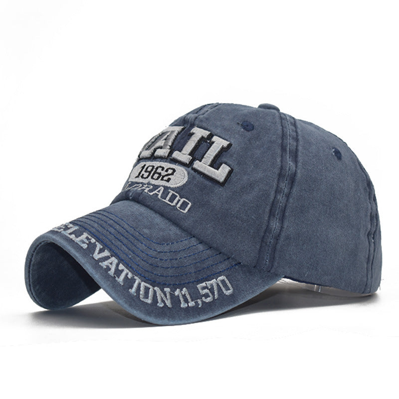 New Cotton Worn Looking Washed-out Men's Hat