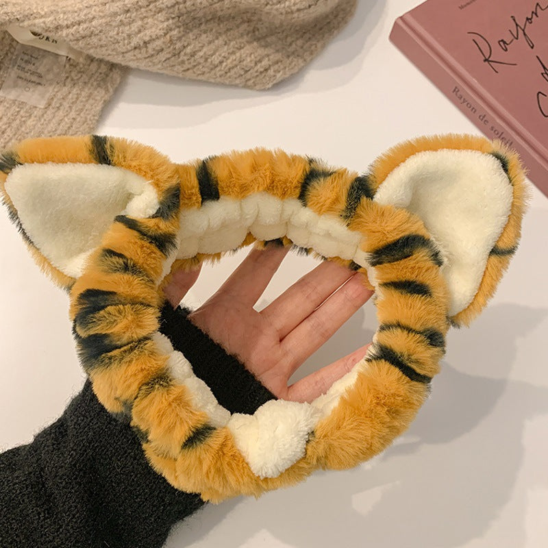 Women's Zodiac Year Tiger Plush Hairband