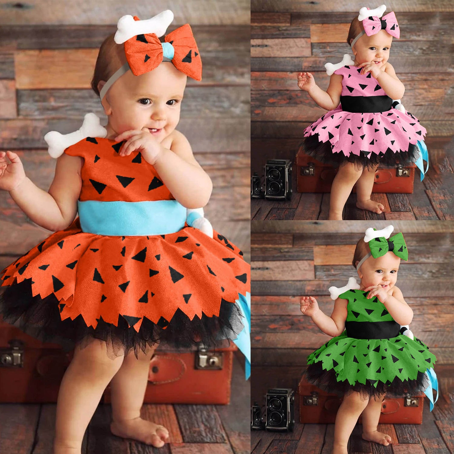 Girls Fashion Simple Halloween Mesh Costume Suit