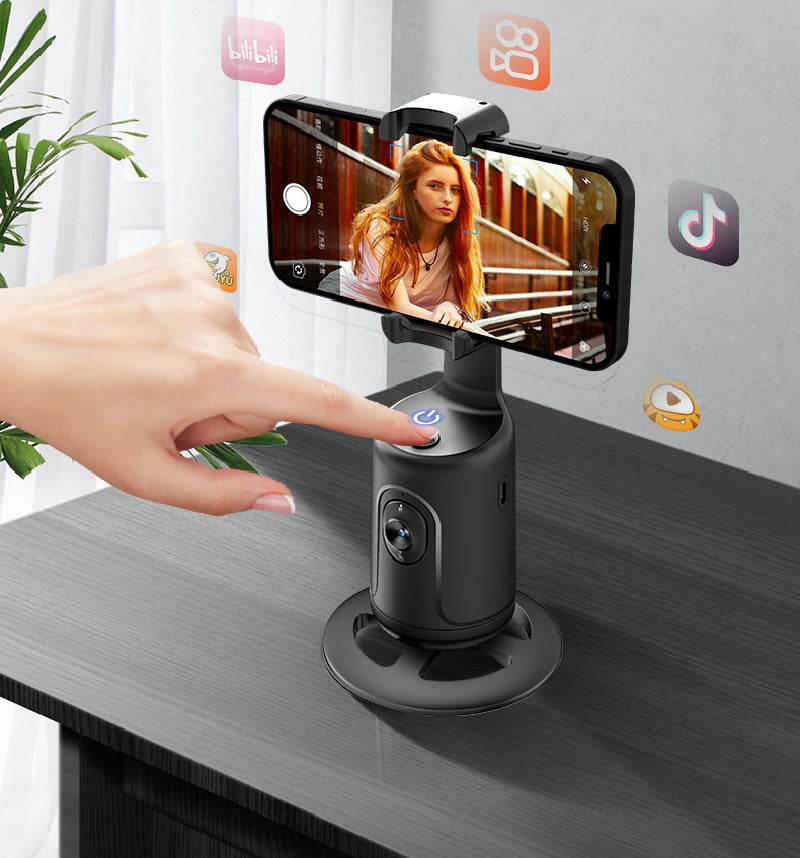 360 Degree Cross Border Ai Intelligent Humanoid Recognition And Tracking Face Tracking Holder Phone Holder