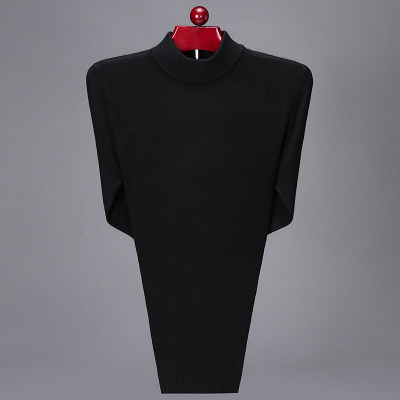 Men's Fashion Casual Mock Neck Sweater