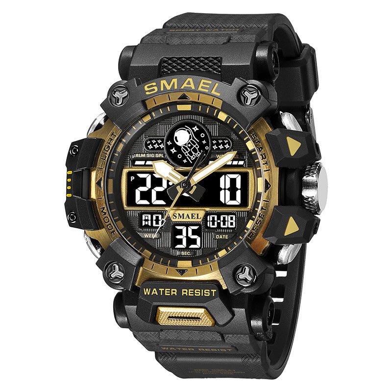 Cool Multi-functional Outdoor Luminous Electronic Watch