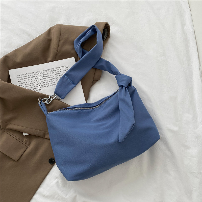 Minority All-match Elegant Campus Canvas Women's Shoulder Bag