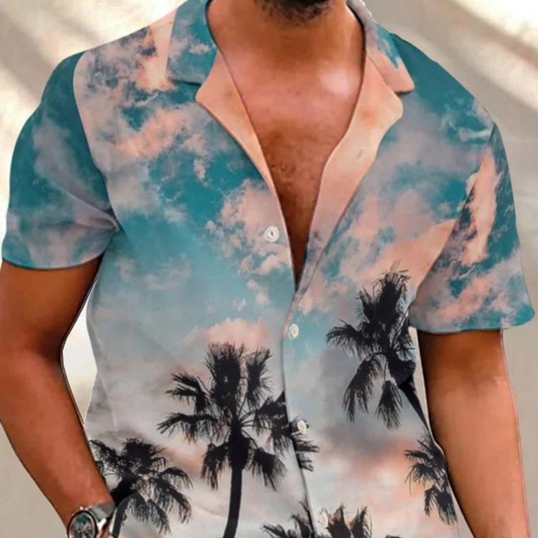 Men's 3D Printed Stylish Beach Casual Shirt