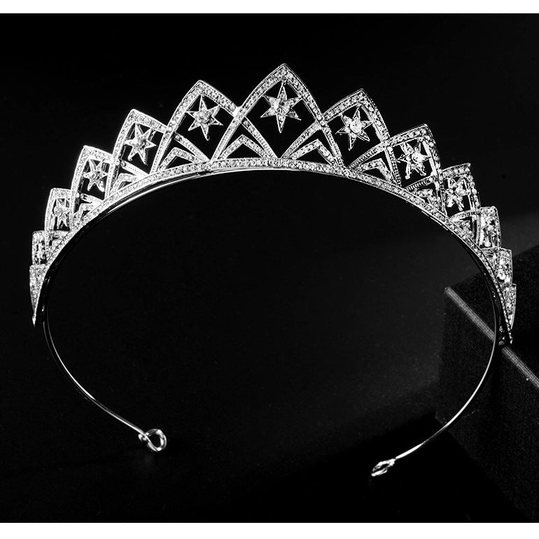 European Wedding XINGX Bridal Crown Headband