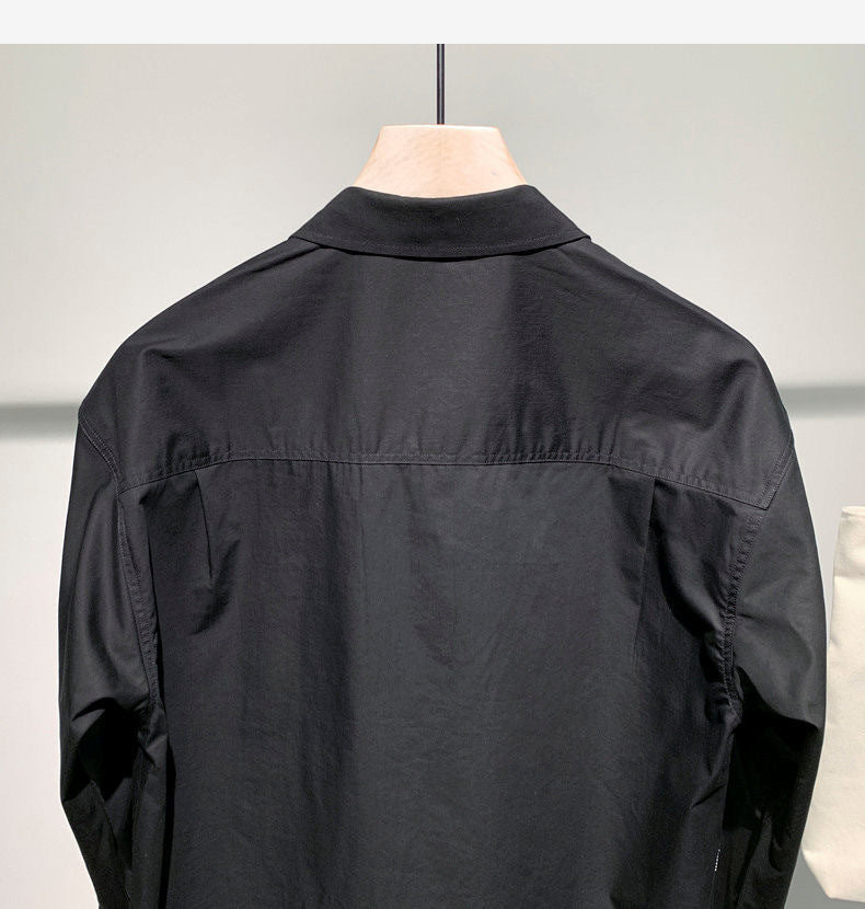 Stitching Fashion Shirt Men's Trendy Loose