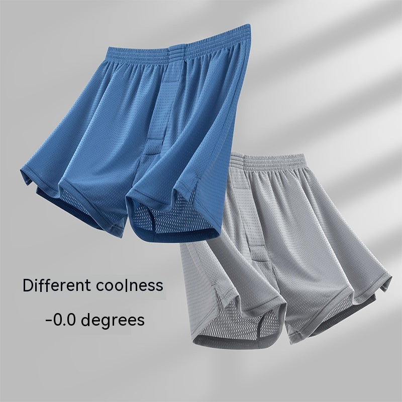 Men's Underwear Ice Silk Mesh Breathable Boxer