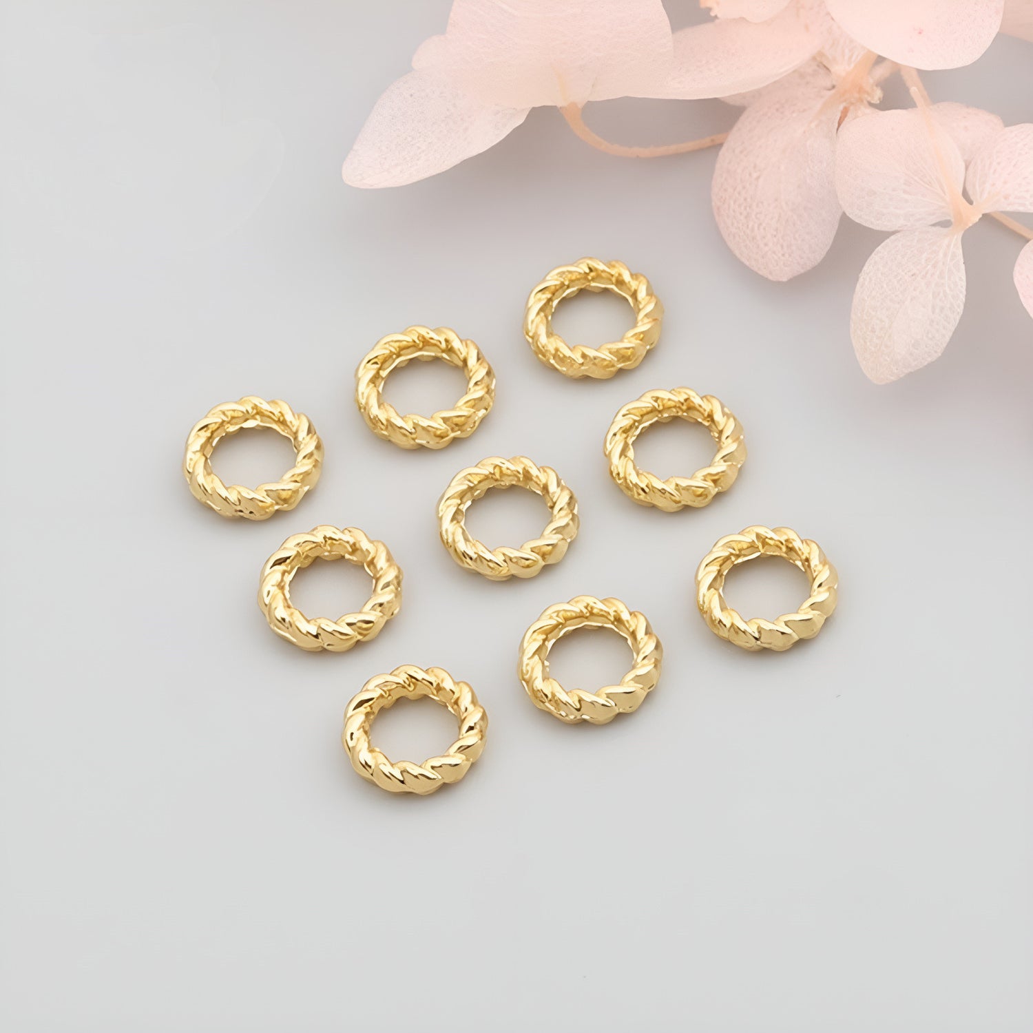 Twist Solid Closed Ring Diy Handmade Ornament Circle Accessories Handmade Special Materials